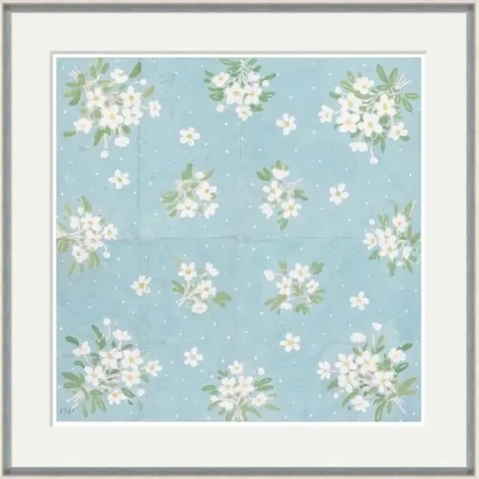 Paule Marrot - Roses de Noel Variation II - Soicher Marin - Blue