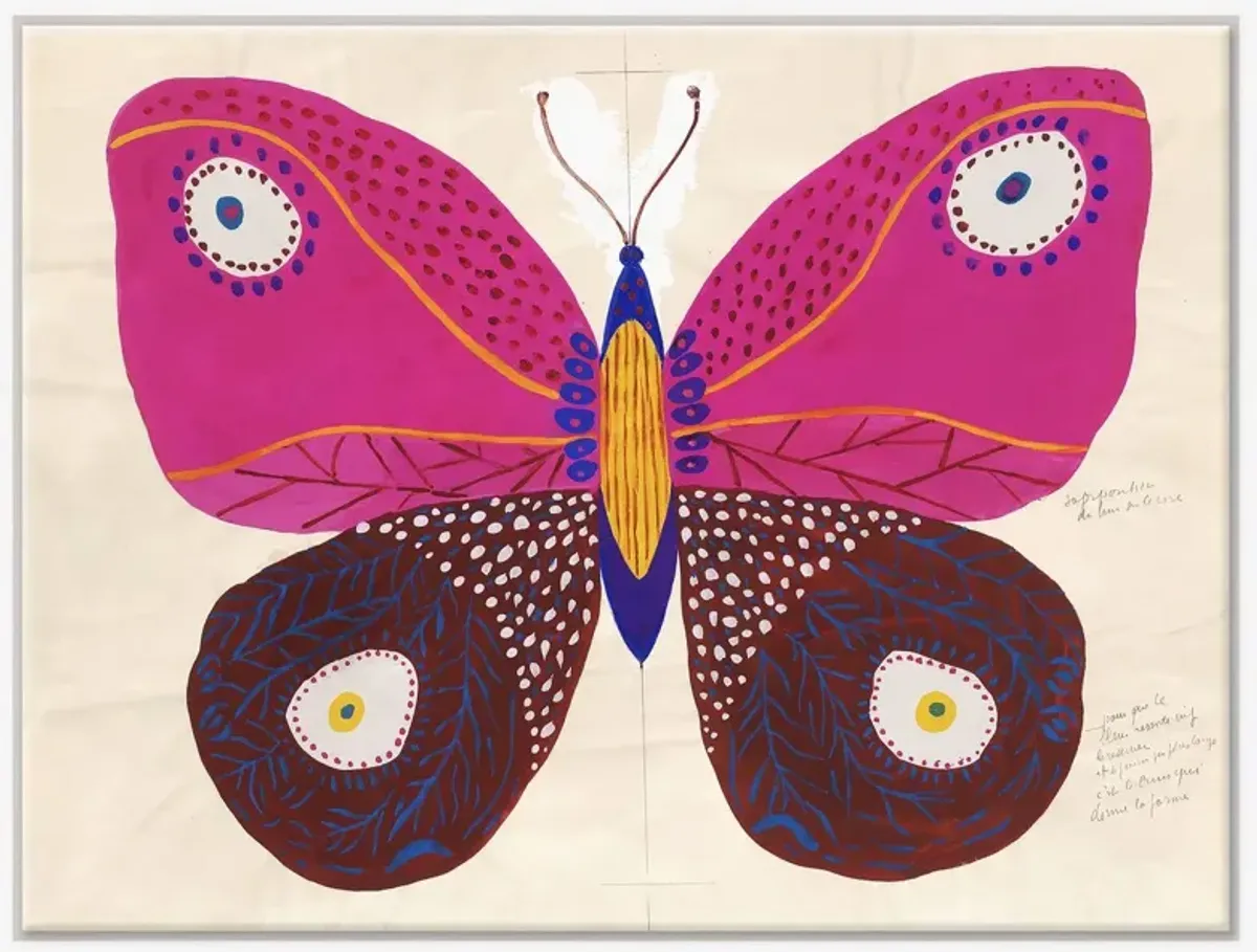 Paule Marrot - Butterfly Pink Variation III - Soicher Marin