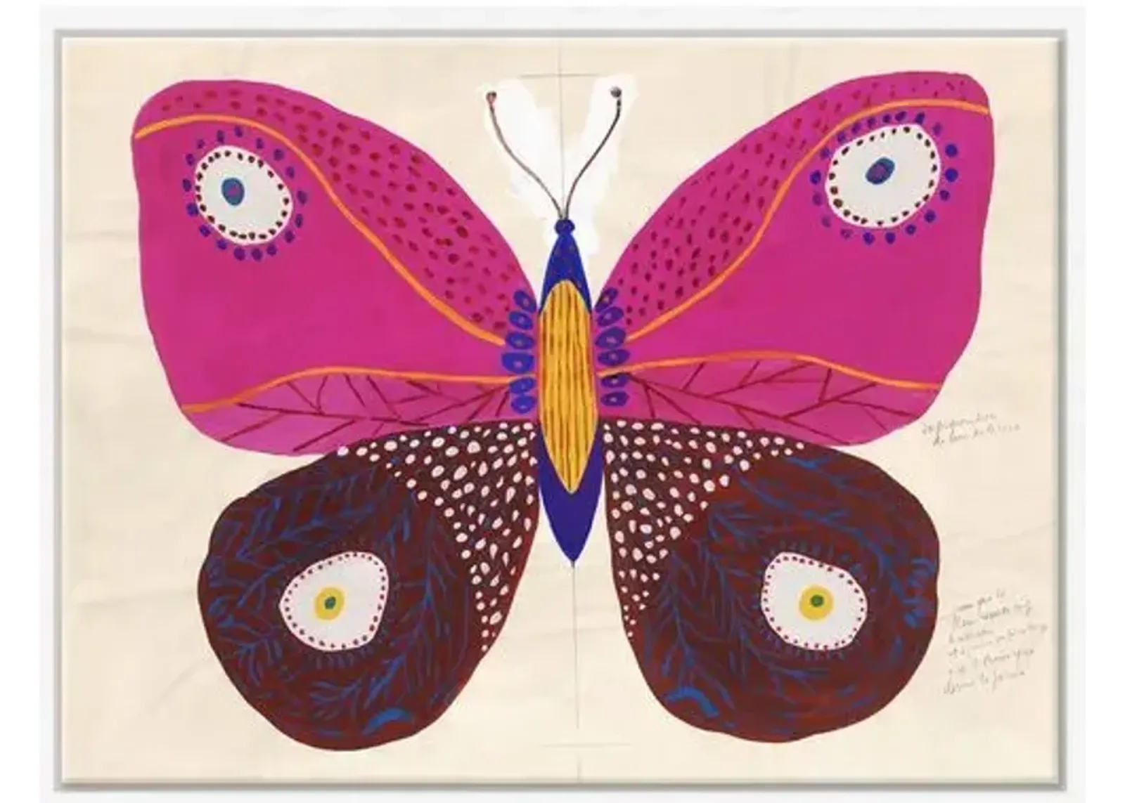 Paule Marrot - Butterfly Pink Variation III - Soicher Marin