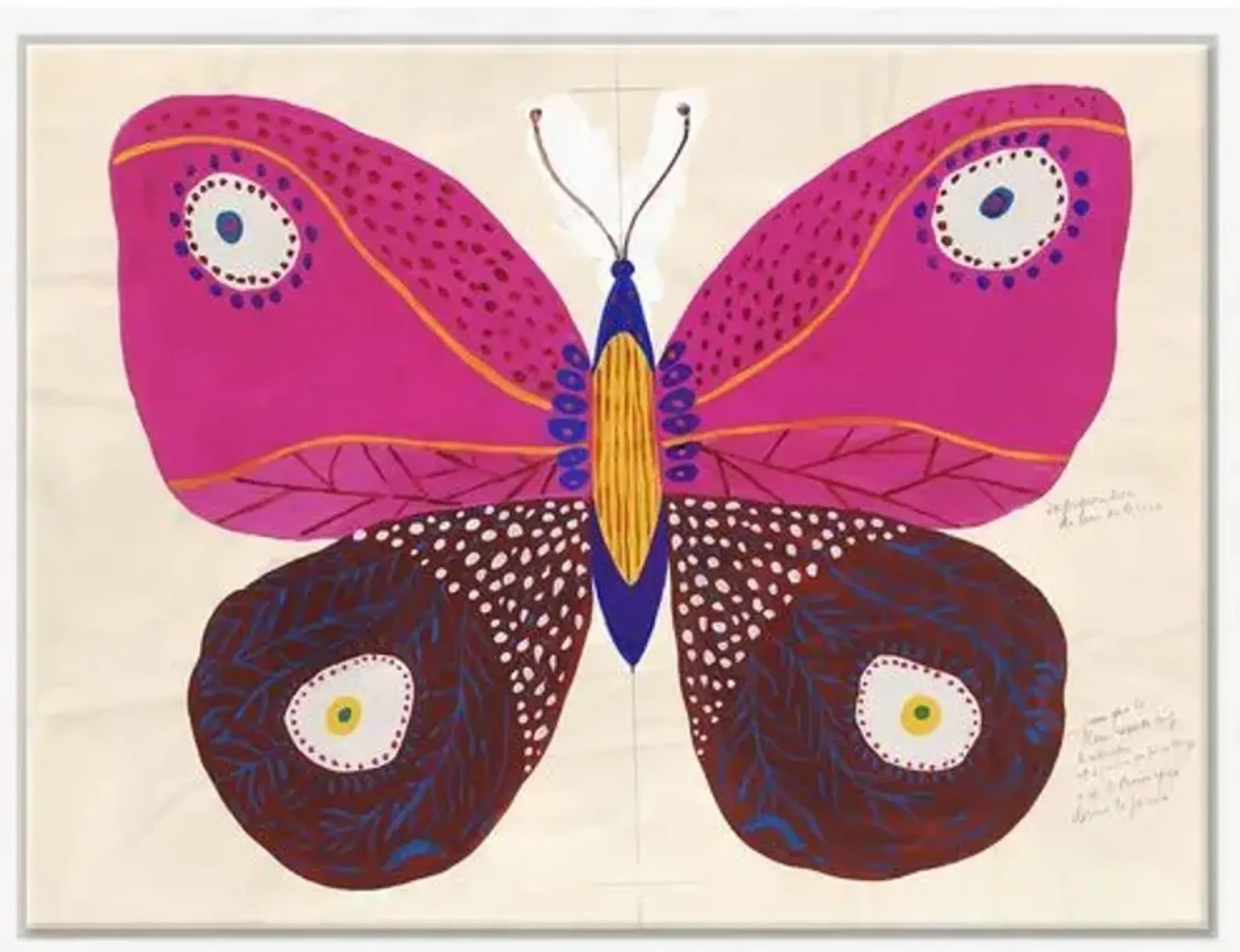 Paule Marrot - Butterfly Pink Variation III - Soicher Marin