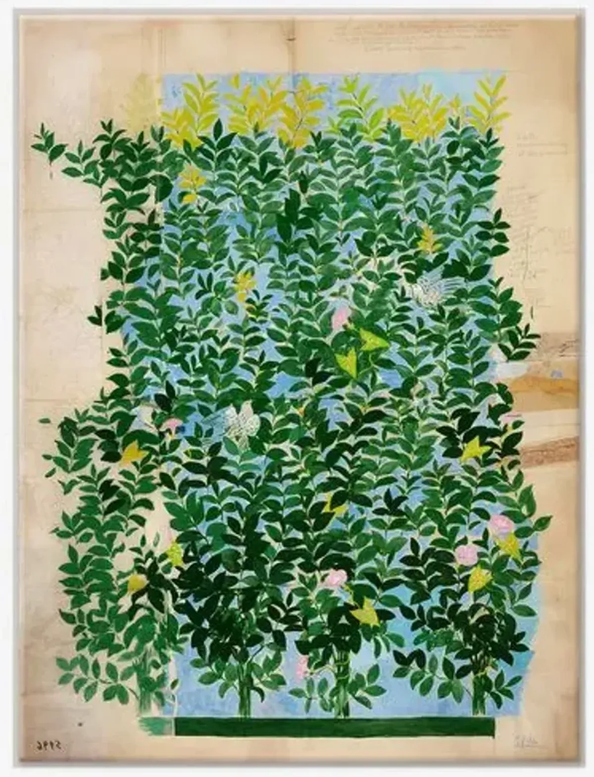 Paule Marrot - Green Leaves Variation II - Soicher Marin