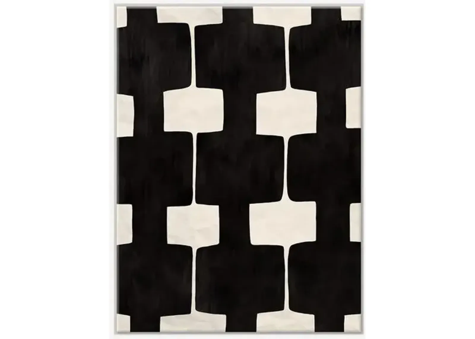 Paule Marrot - Black and White Abstract 4 Variation III - Soicher Marin