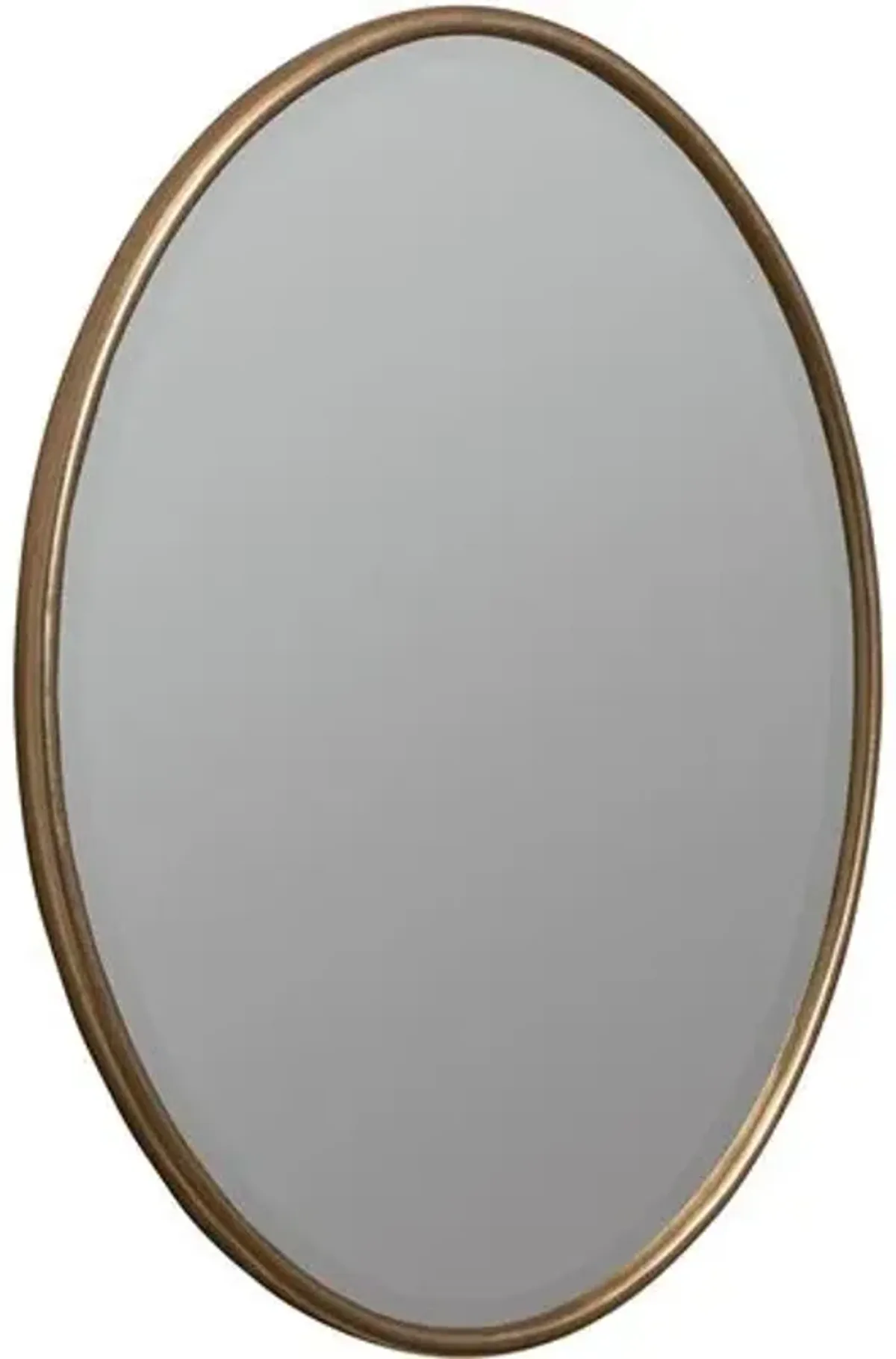 Tate Oval Wall Mirror - Gold