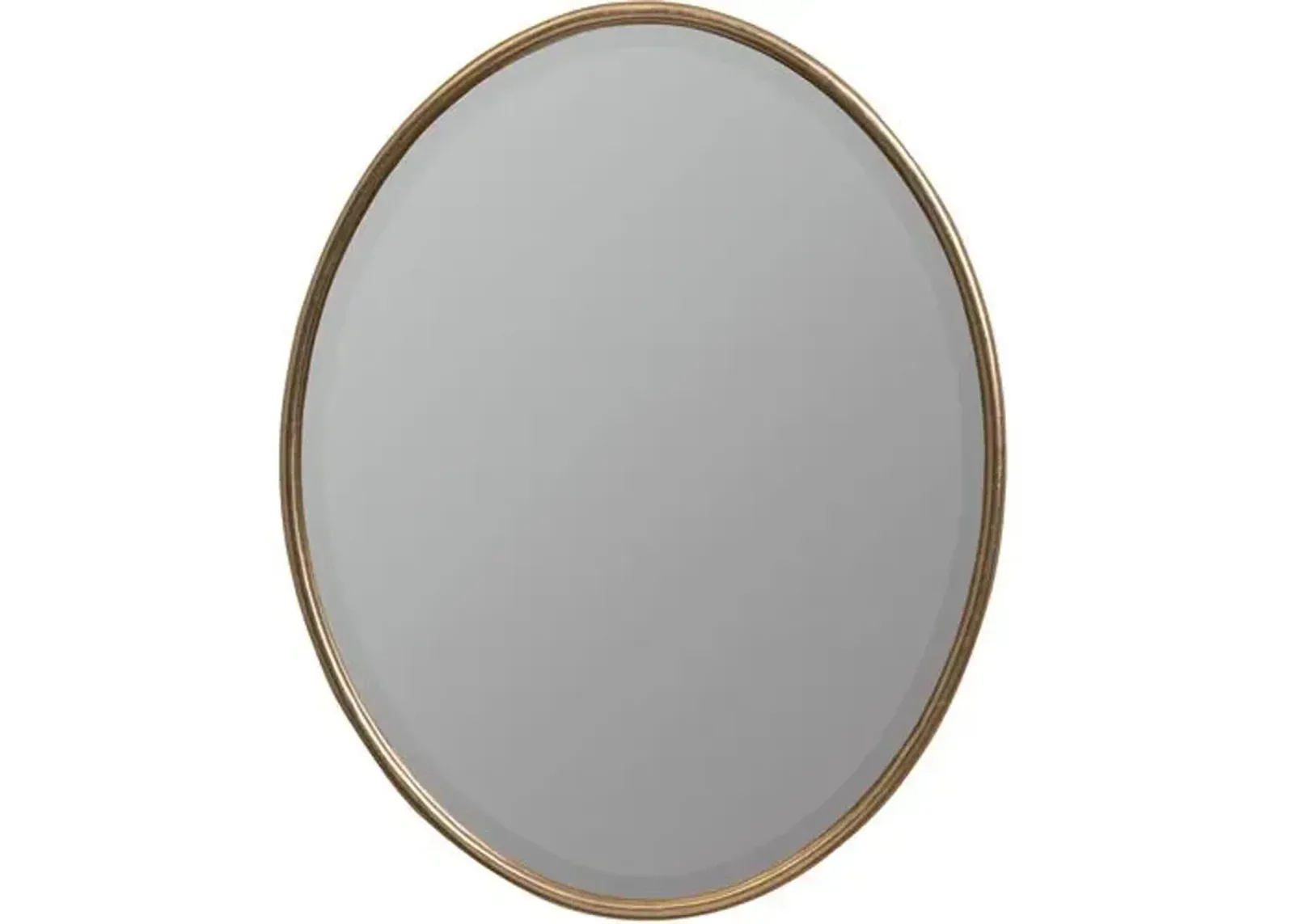 Tate Oval Wall Mirror - Gold