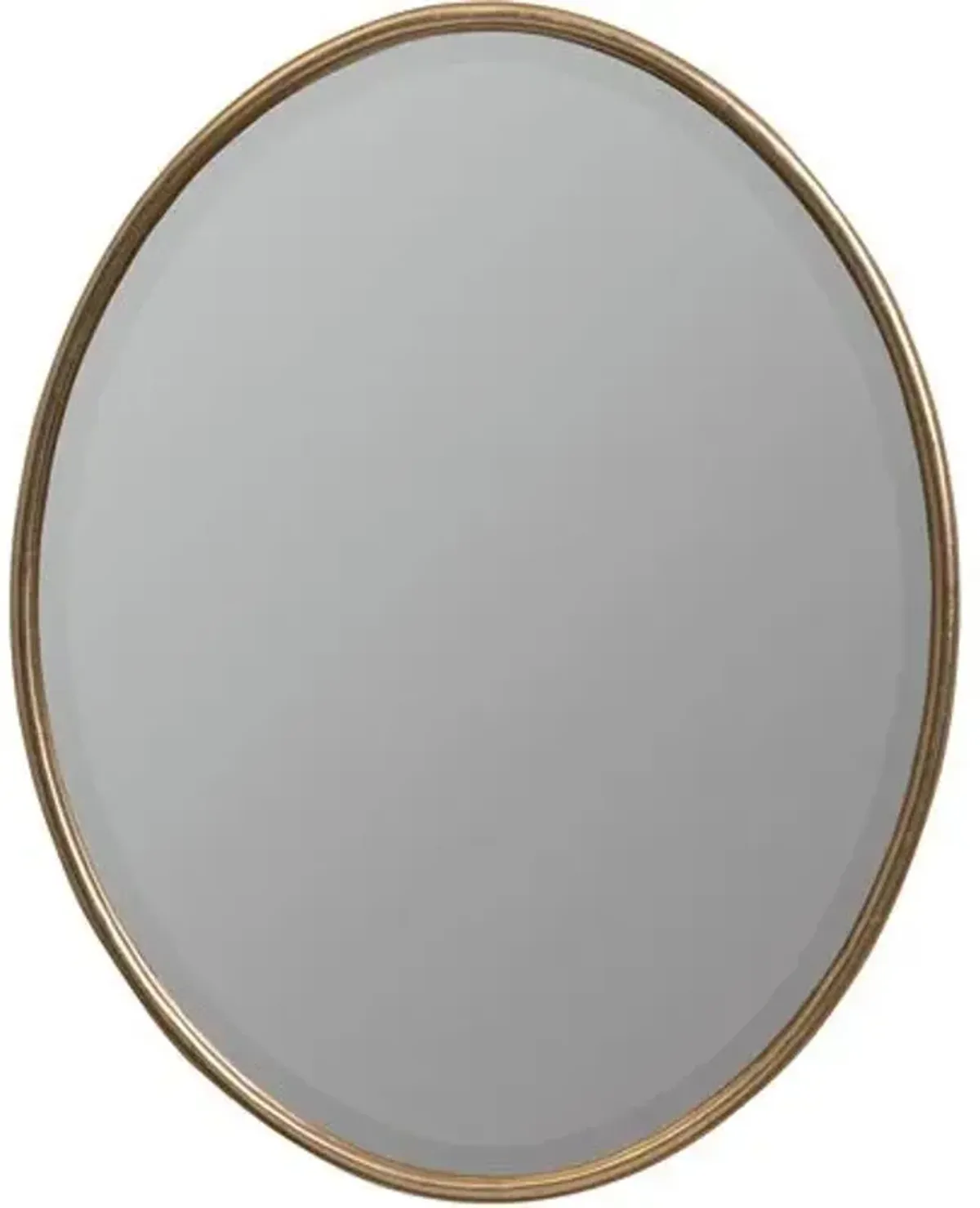 Tate Oval Wall Mirror - Gold