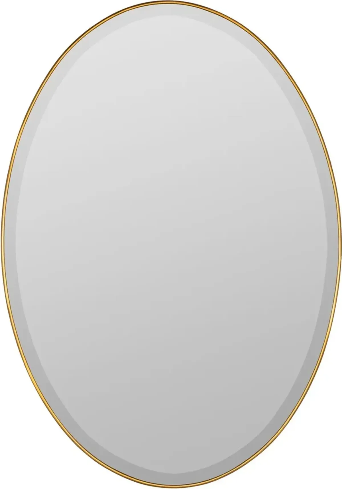 Jessie Oval Wall Mirror, Gold