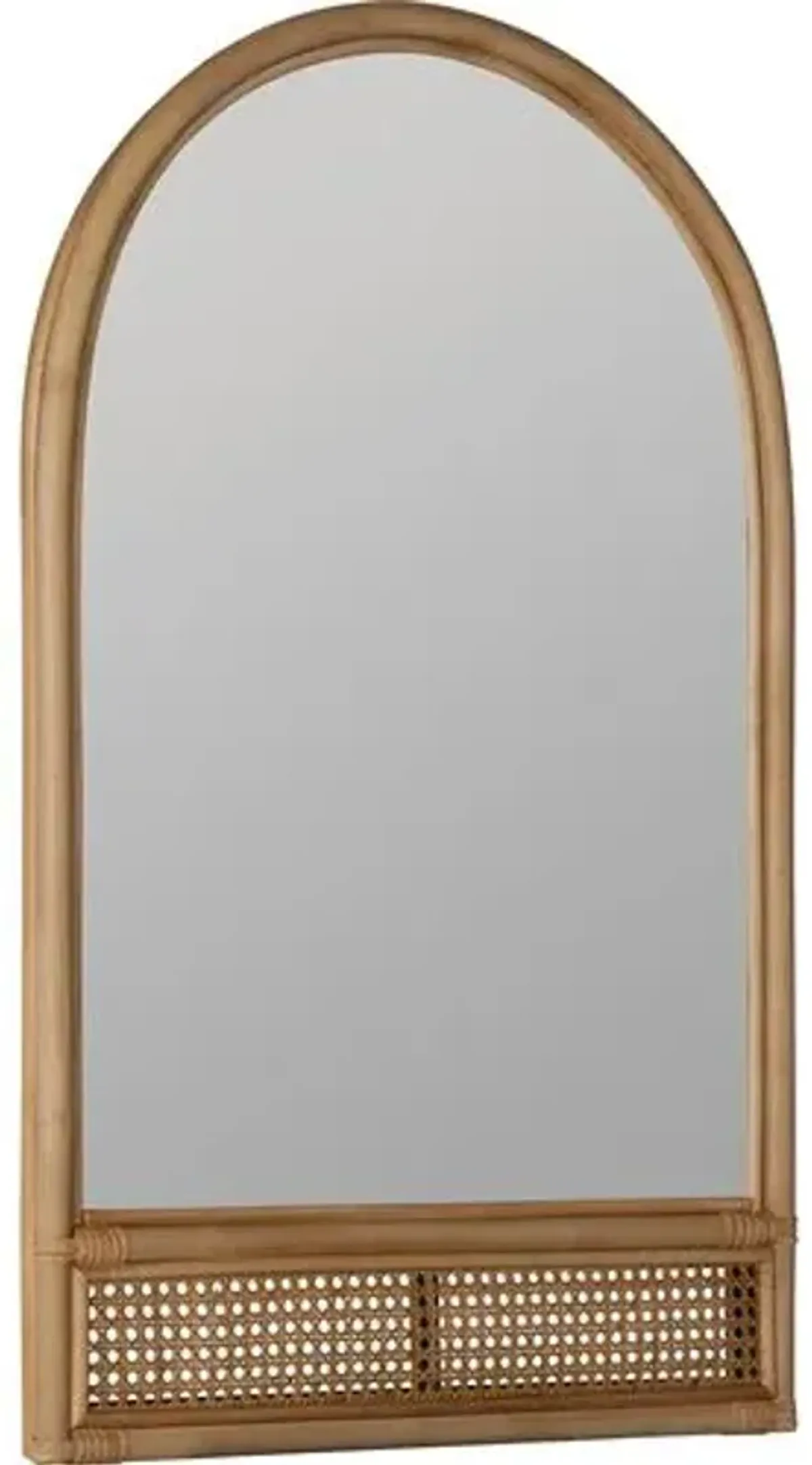 Mila Rattan Wall Mirror - Natural