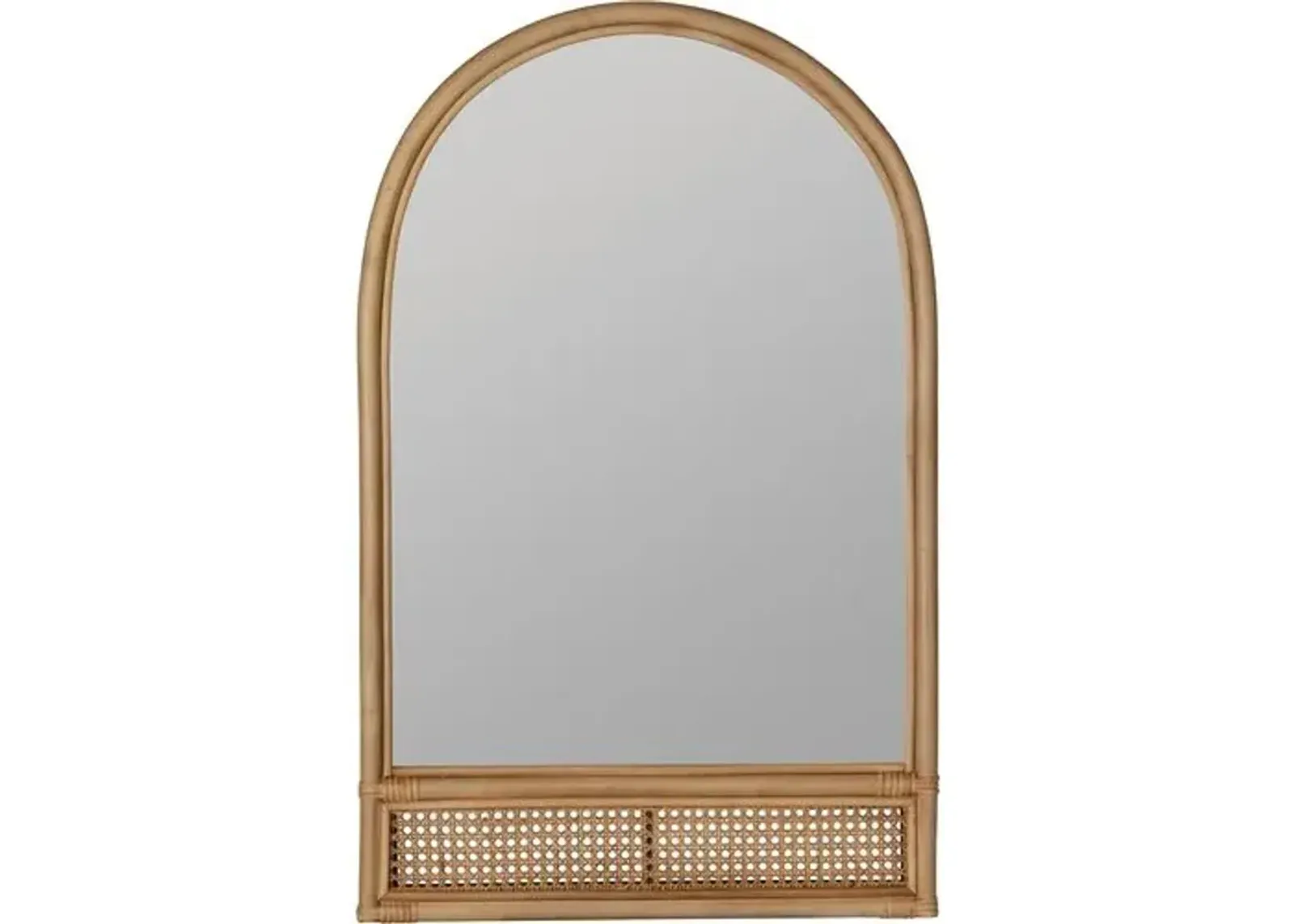 Mila Rattan Wall Mirror - Natural