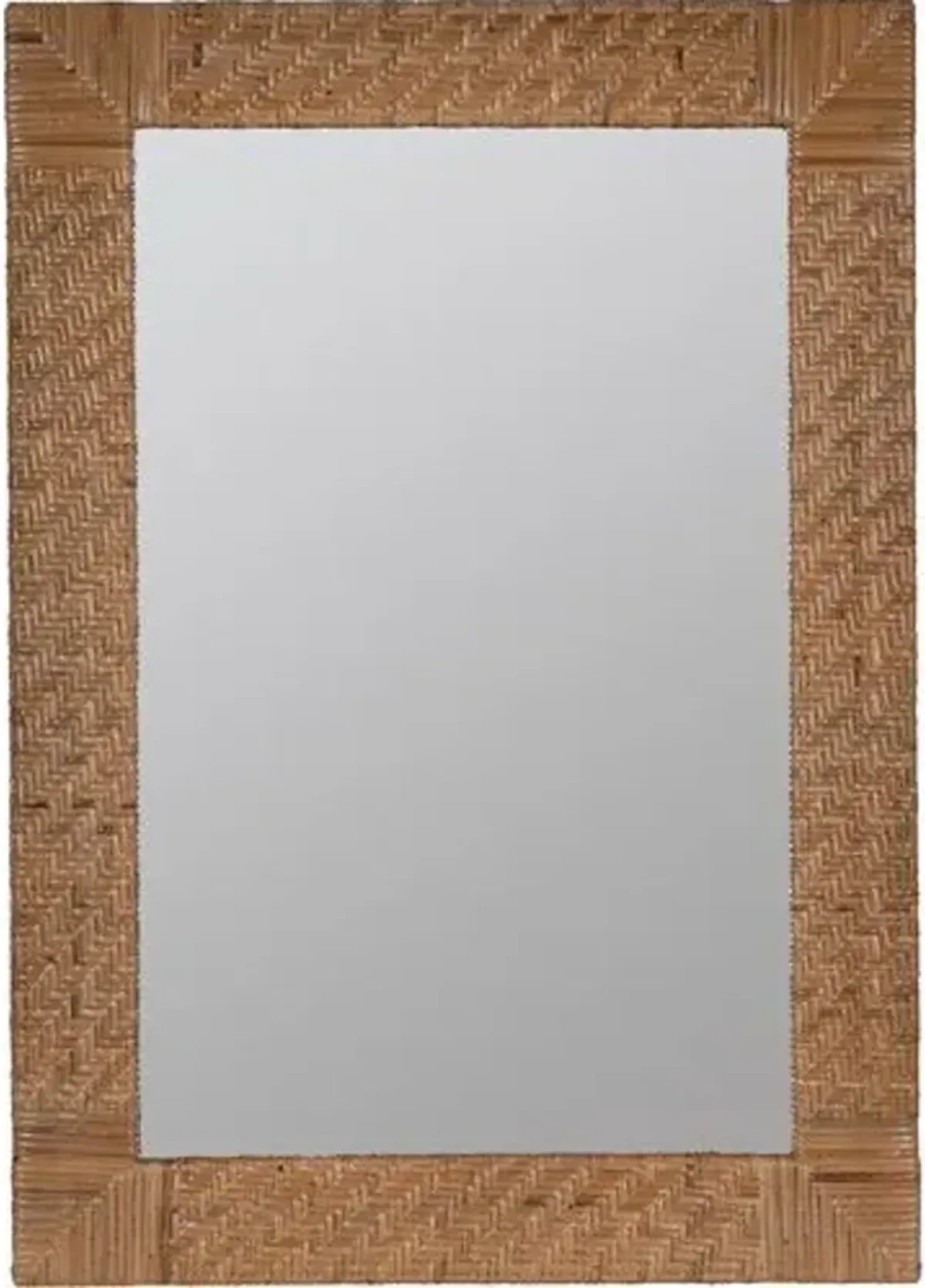 Alexis Rattan Wall Mirror - Natural