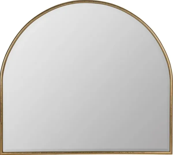 Alice Arched Wall Mirror, Gold 