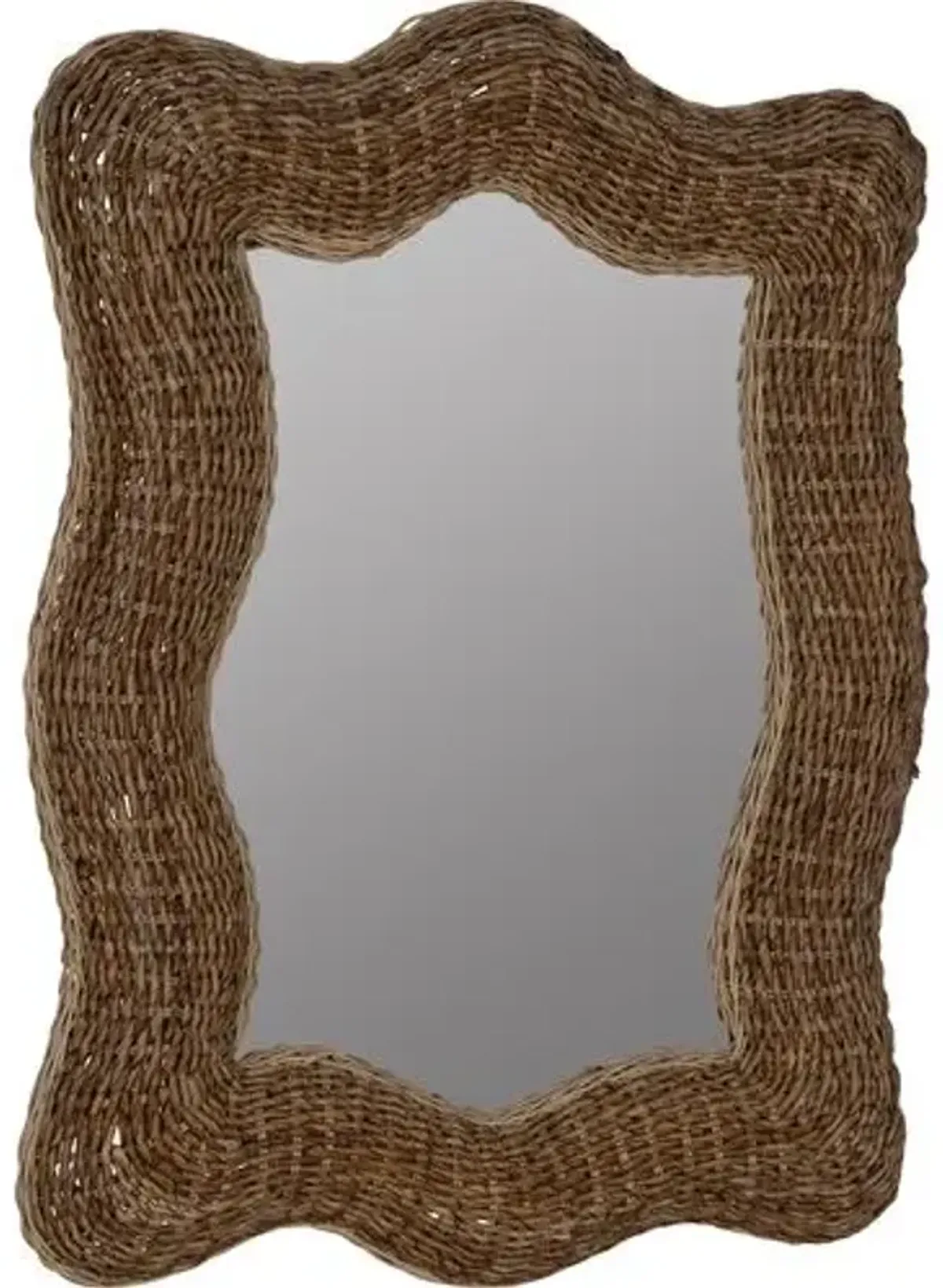 Morrison Banana Leaf Wall Mirror - Natural