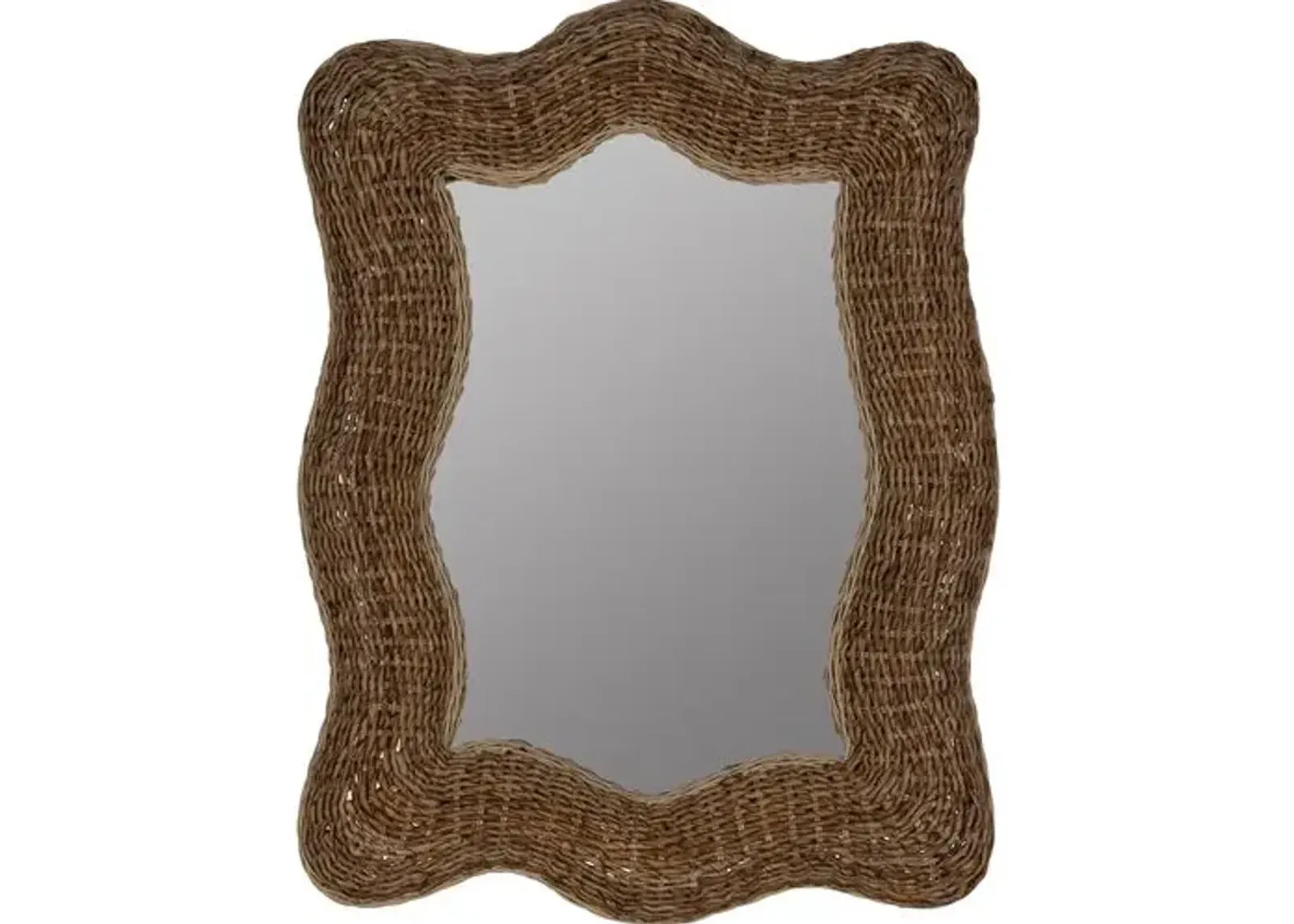 Morrison Banana Leaf Wall Mirror - Natural