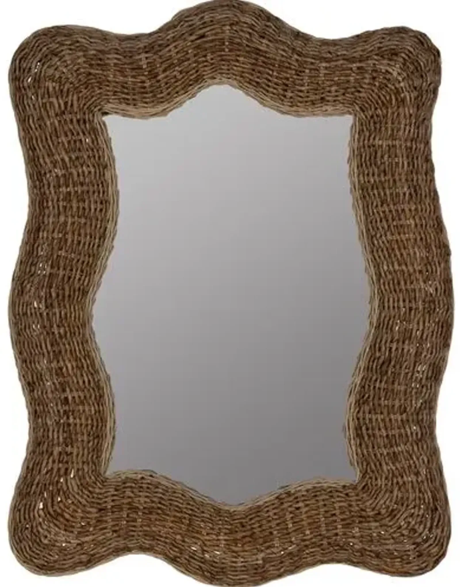 Morrison Banana Leaf Wall Mirror - Natural