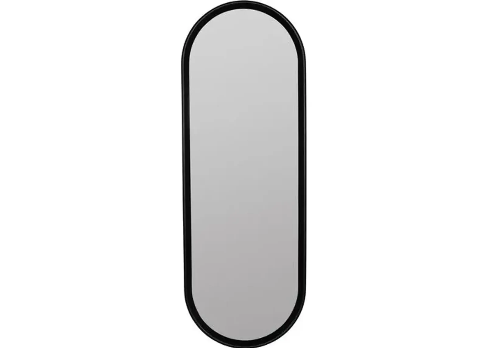 Marcia Oval Wall Mirror - Black