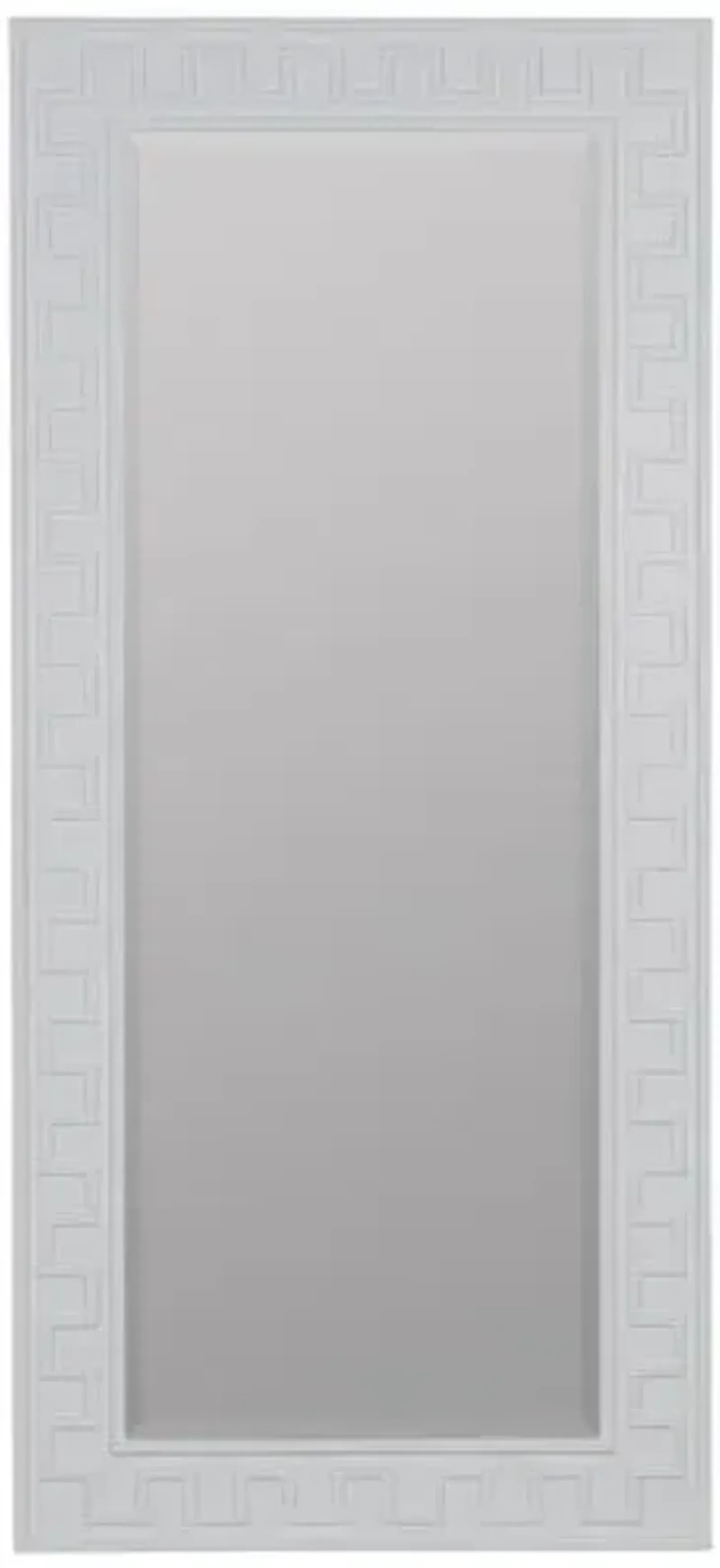 Brook Greek-Key Floor Mirror - Erin Gates - White