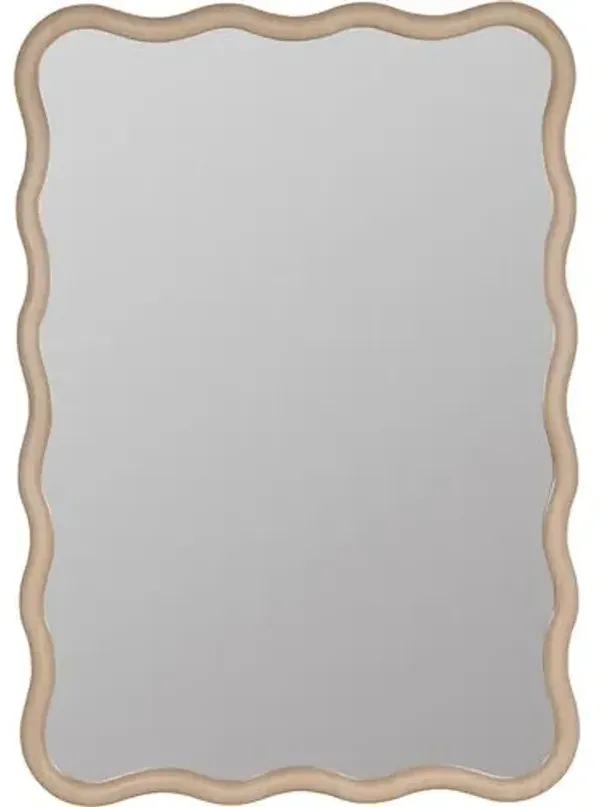 Kiki Wave Custom Painted Wall Mirror