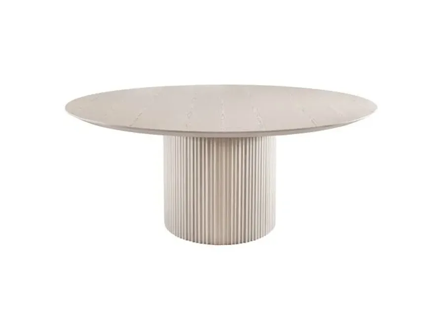 Julio 71" Round Fluted Dining Table