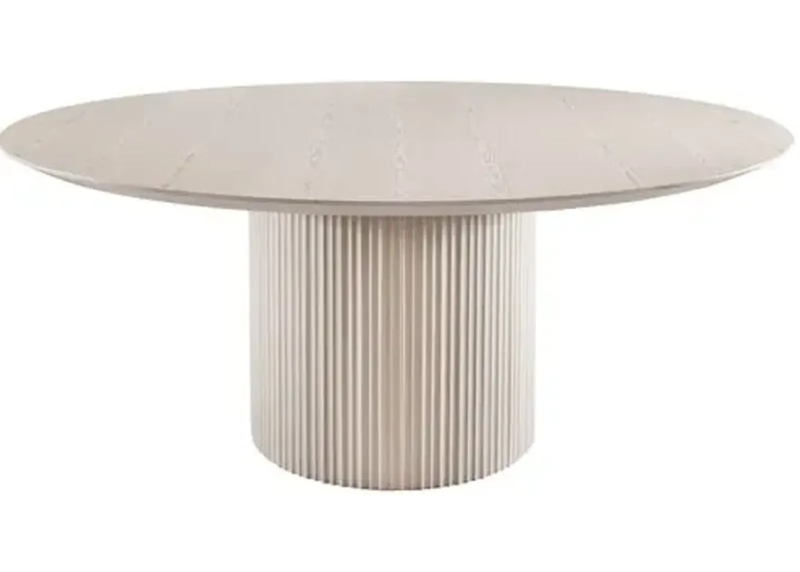 Julio 71" Round Fluted Dining Table