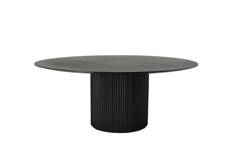 Julio 71" Round Fluted Dining Table