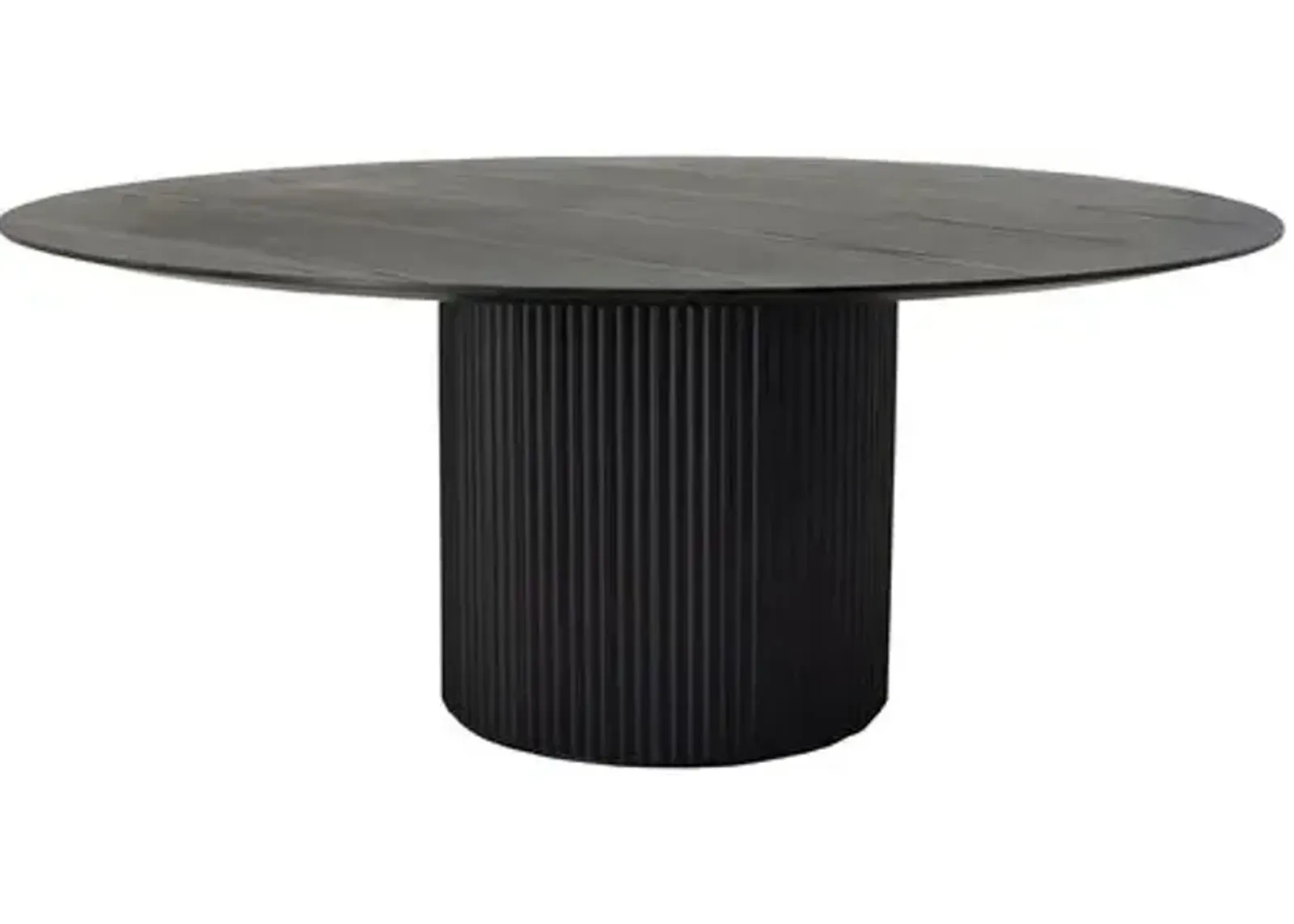 Julio 71" Round Fluted Dining Table