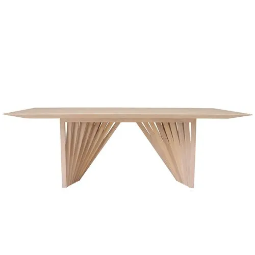 Bexley Wood Top Dining Table - Nevoa