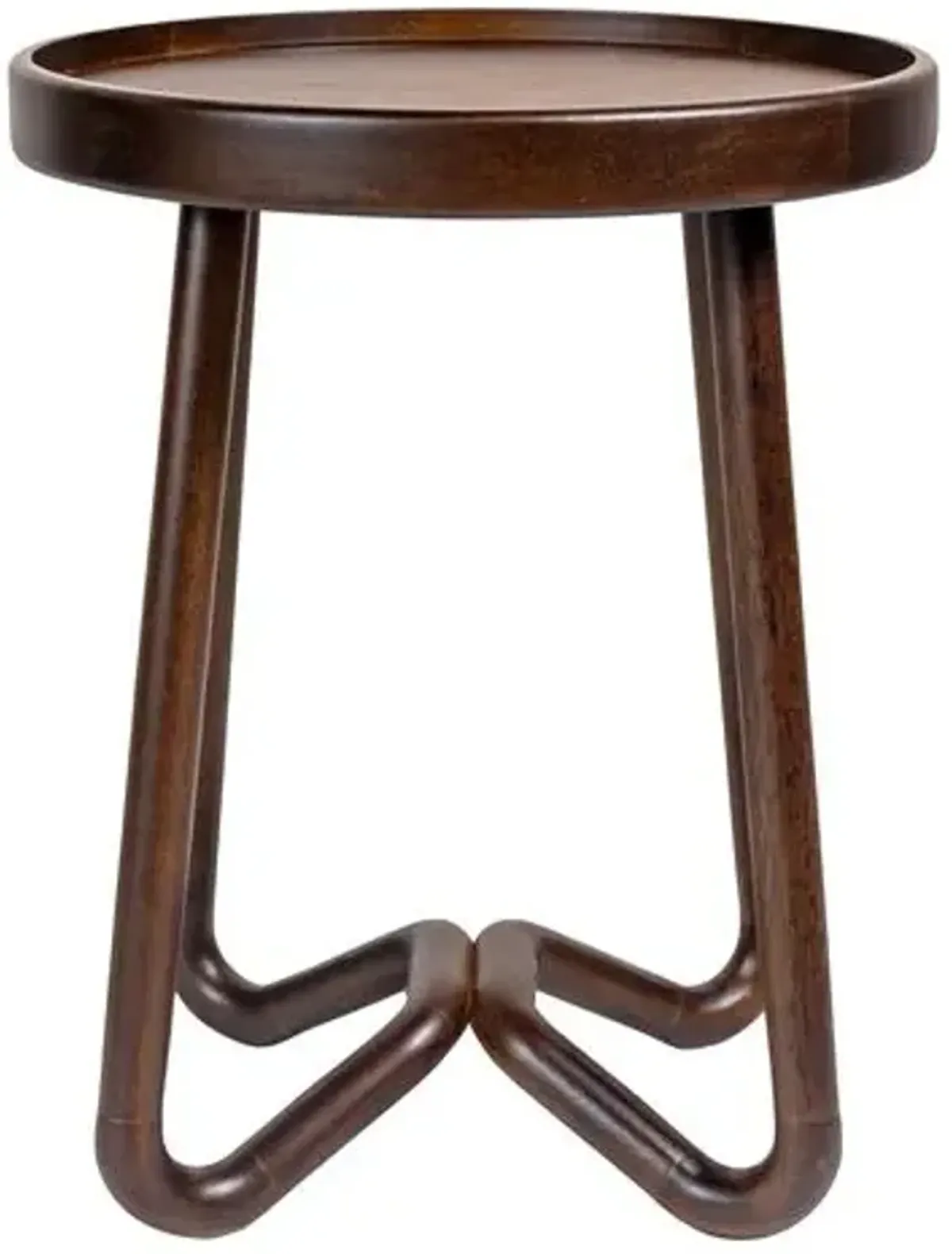 Anya Loop Side Table - Brown