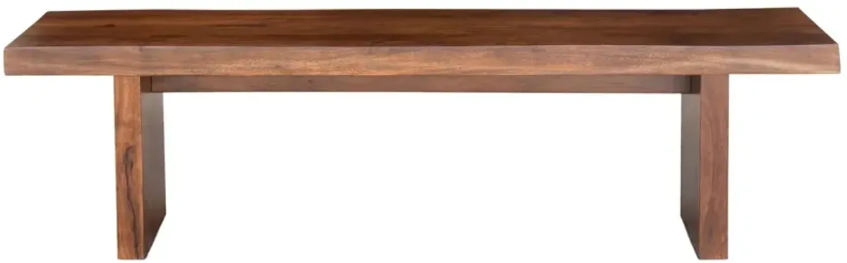 Joshua Live-Edge Bench