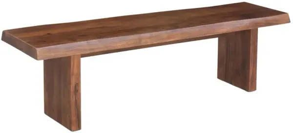 Joshua Live-Edge Bench