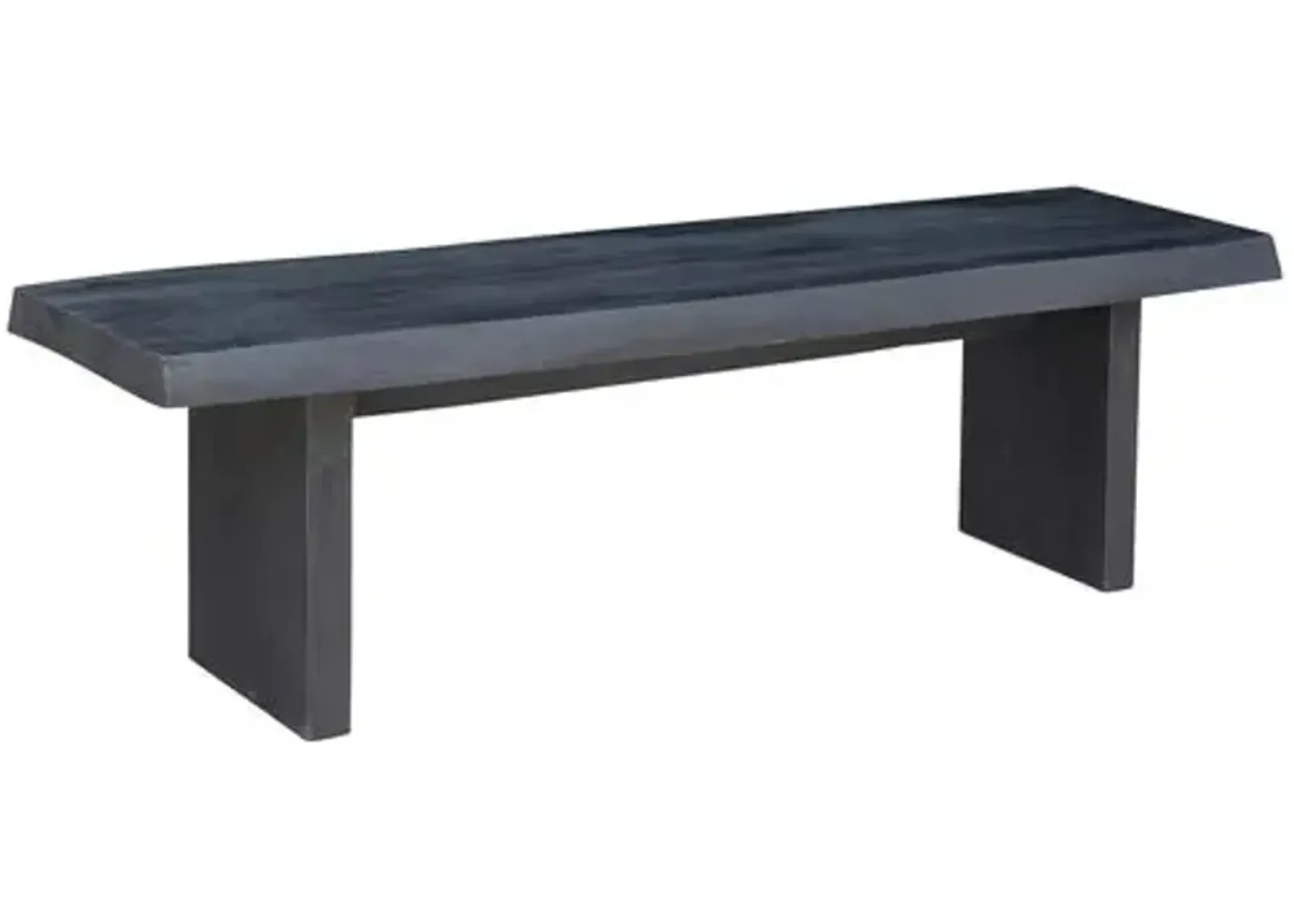 Joshua Live-Edge Bench - Black