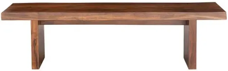 Duncan 78" Bench - Brown