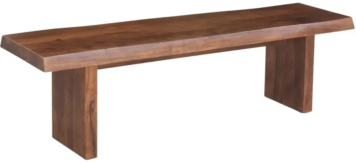 Joshua Live-Edge Bench
