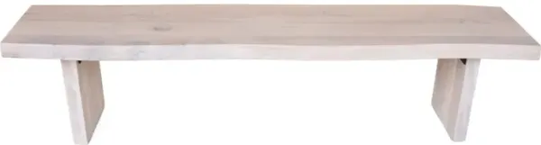 Joshua Live-Edge Bench