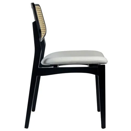 Kylo Cane Side Chair - Black