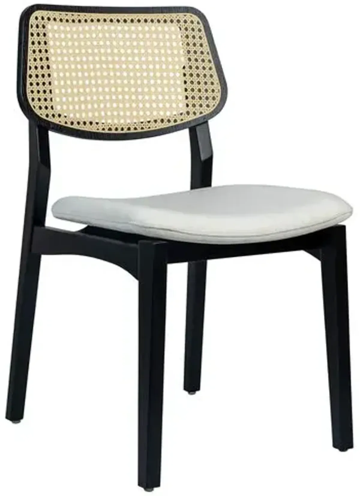 Kylo Cane Side Chair - Black