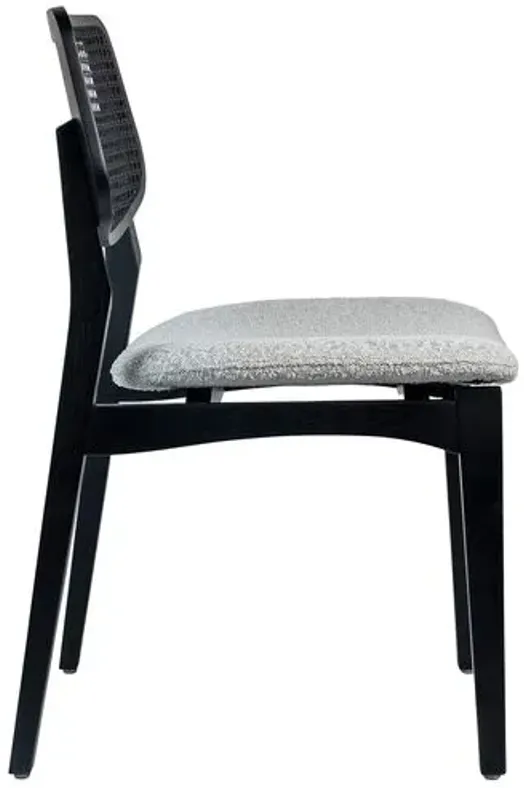 Kylo Cane Side Chair - Black