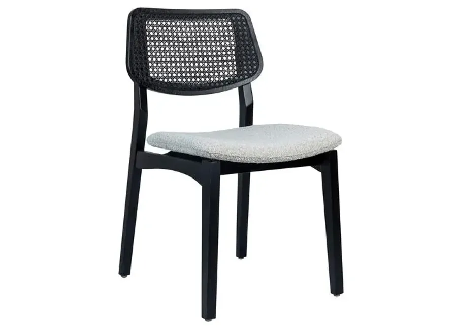 Kylo Cane Side Chair - Black