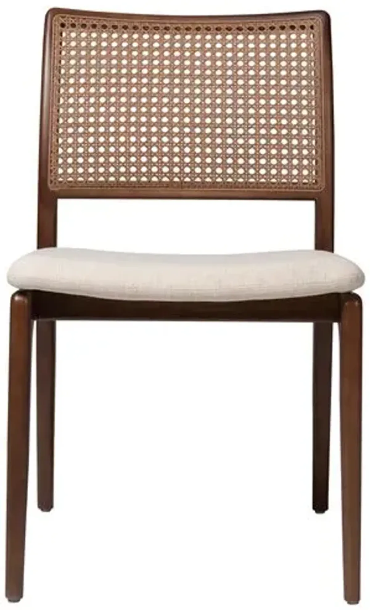 Valerie Cane Side Chair - Brown