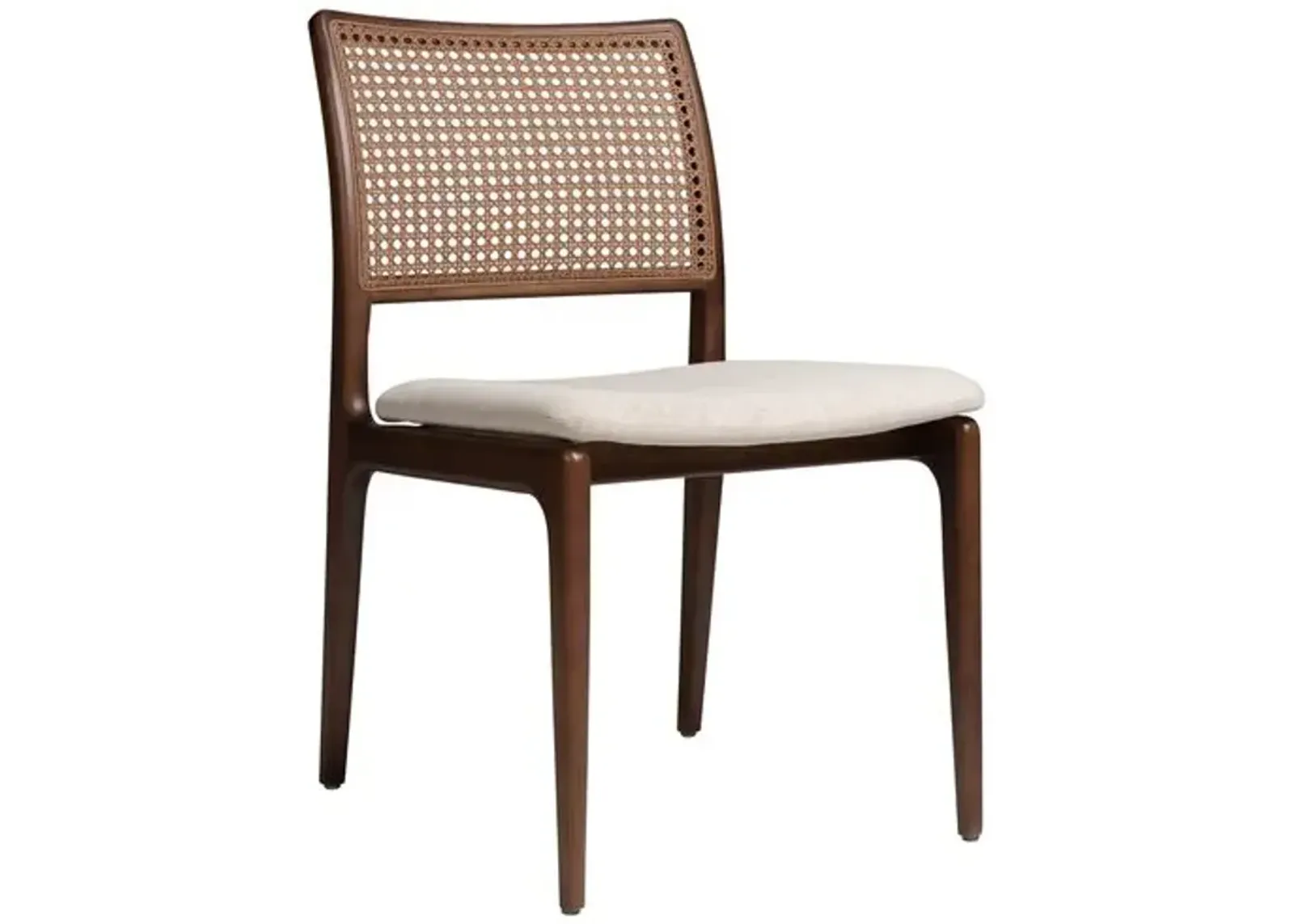 Valerie Cane Side Chair - Brown