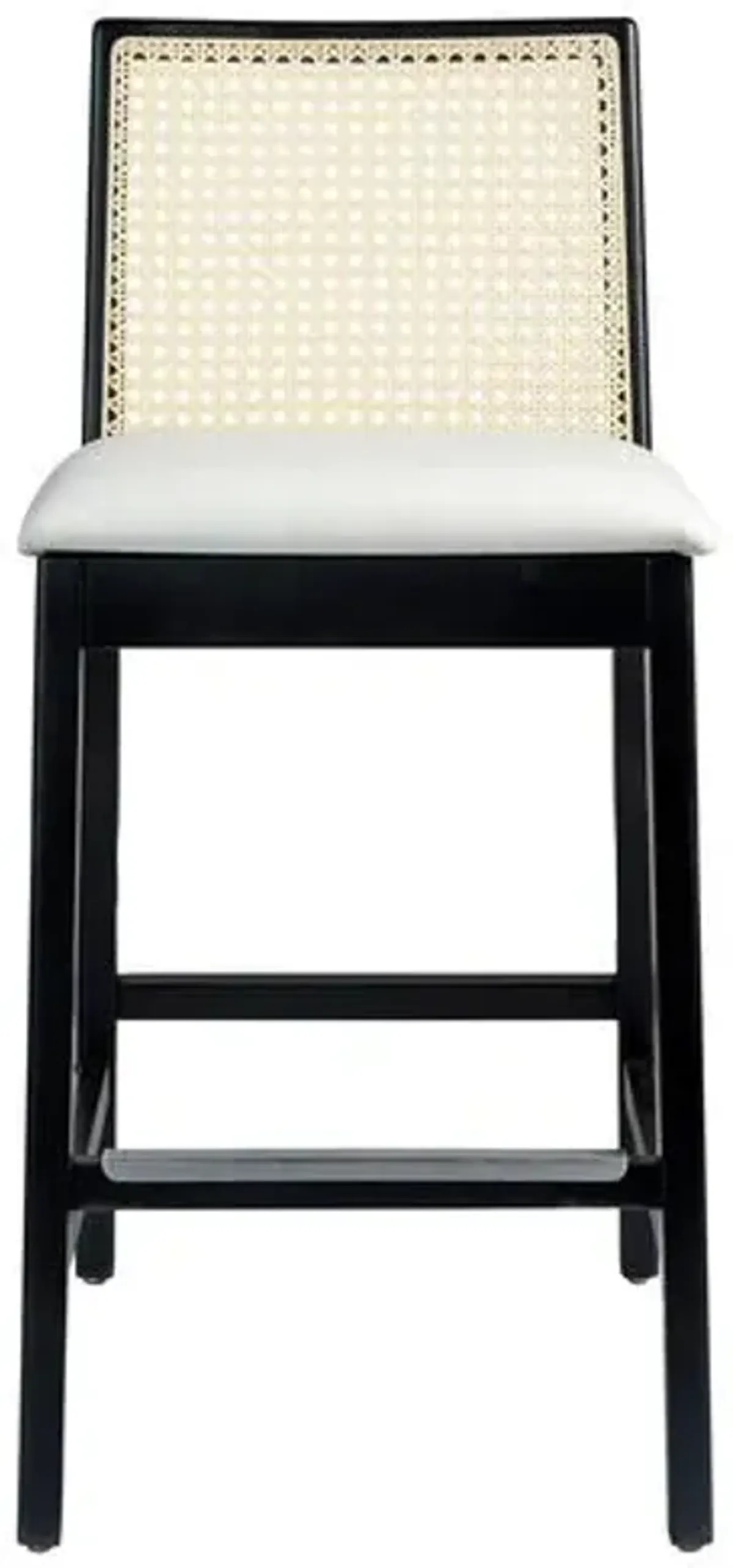 Mateo Cane Barstool - Black