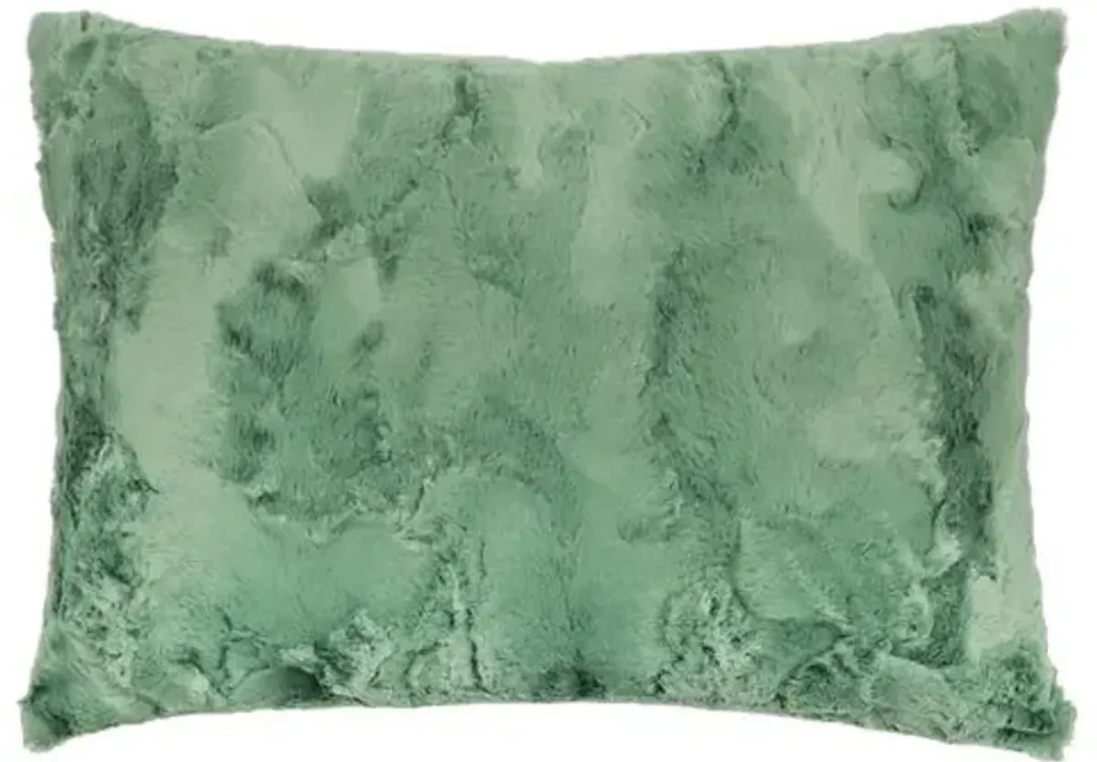 Isla 14x20 Faux Fur Lumbar Pillow - The Piper Collection