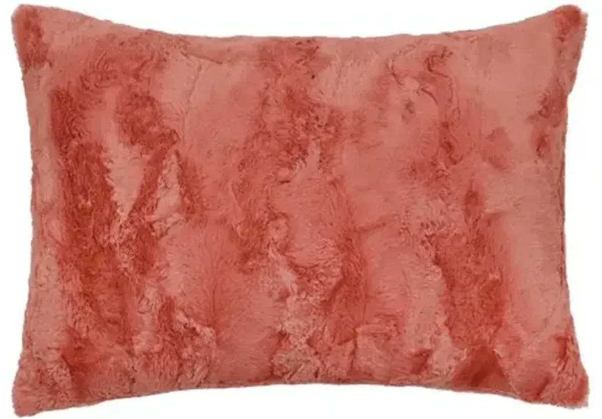 Isla 14x20 Faux Fur Lumbar Pillow - The Piper Collection