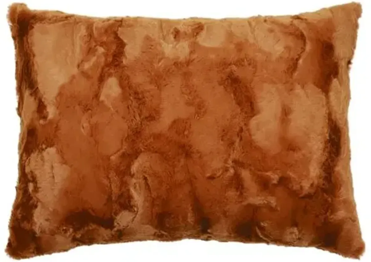 Isla 14x20 Faux Fur Lumbar Pillow - The Piper Collection