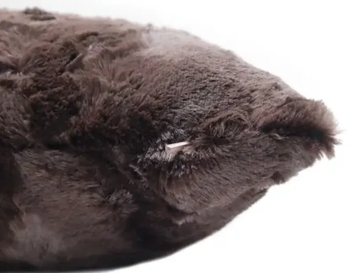 Isla 22x22 Faux Fur Pillow - The Piper Collection