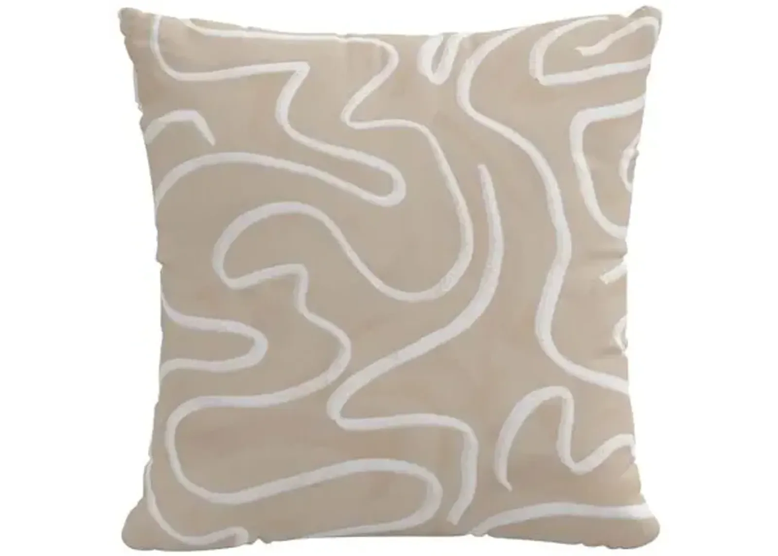 Mazi Pillow - Graffito Natural