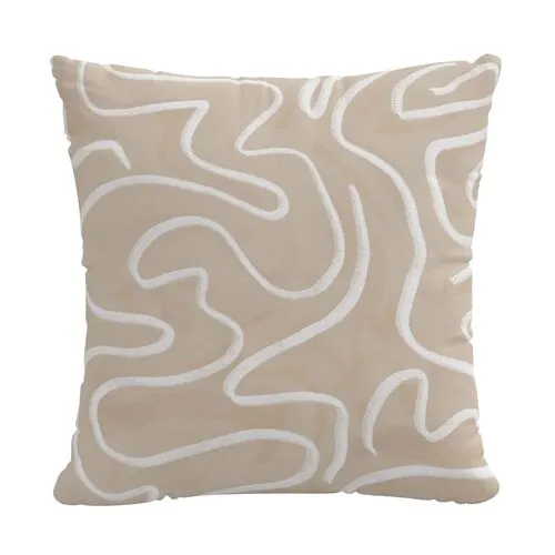 Mazi Pillow - Graffito Natural