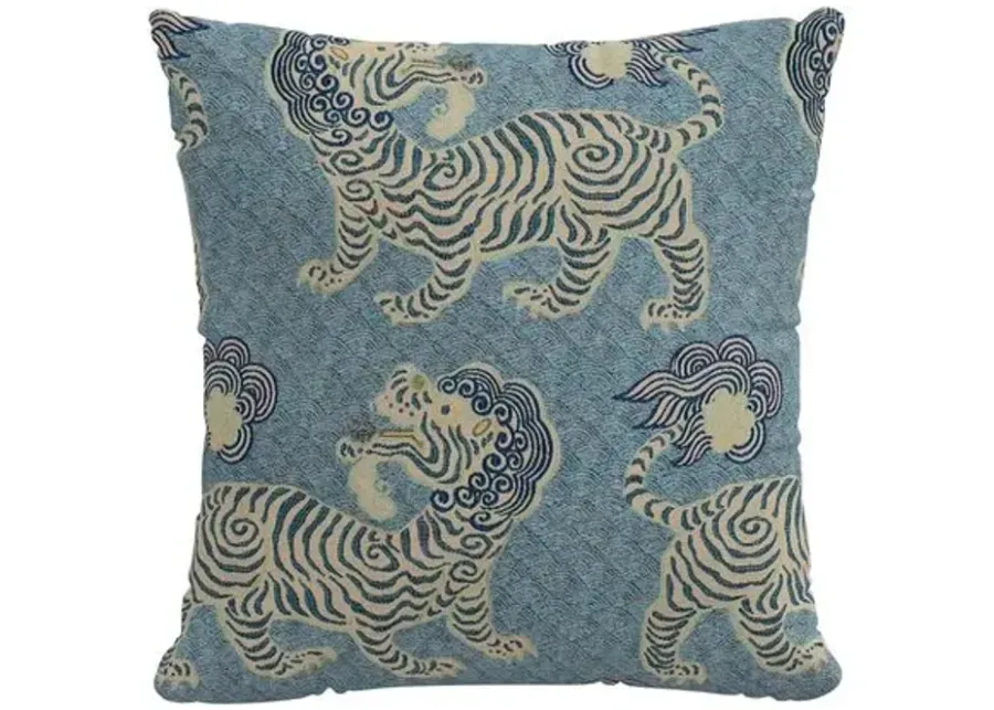 Chang Pillow - Blue Lion