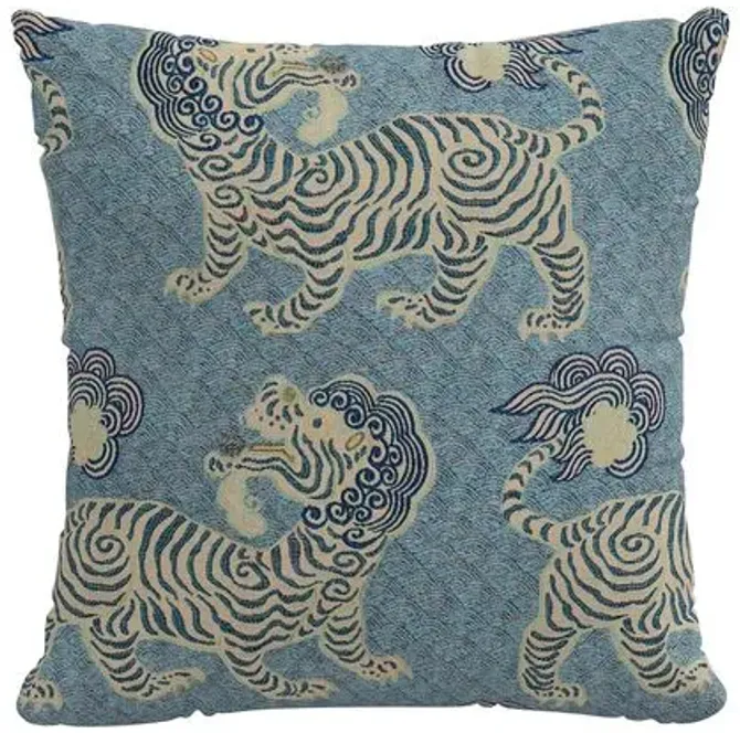 Chang Pillow - Blue Lion