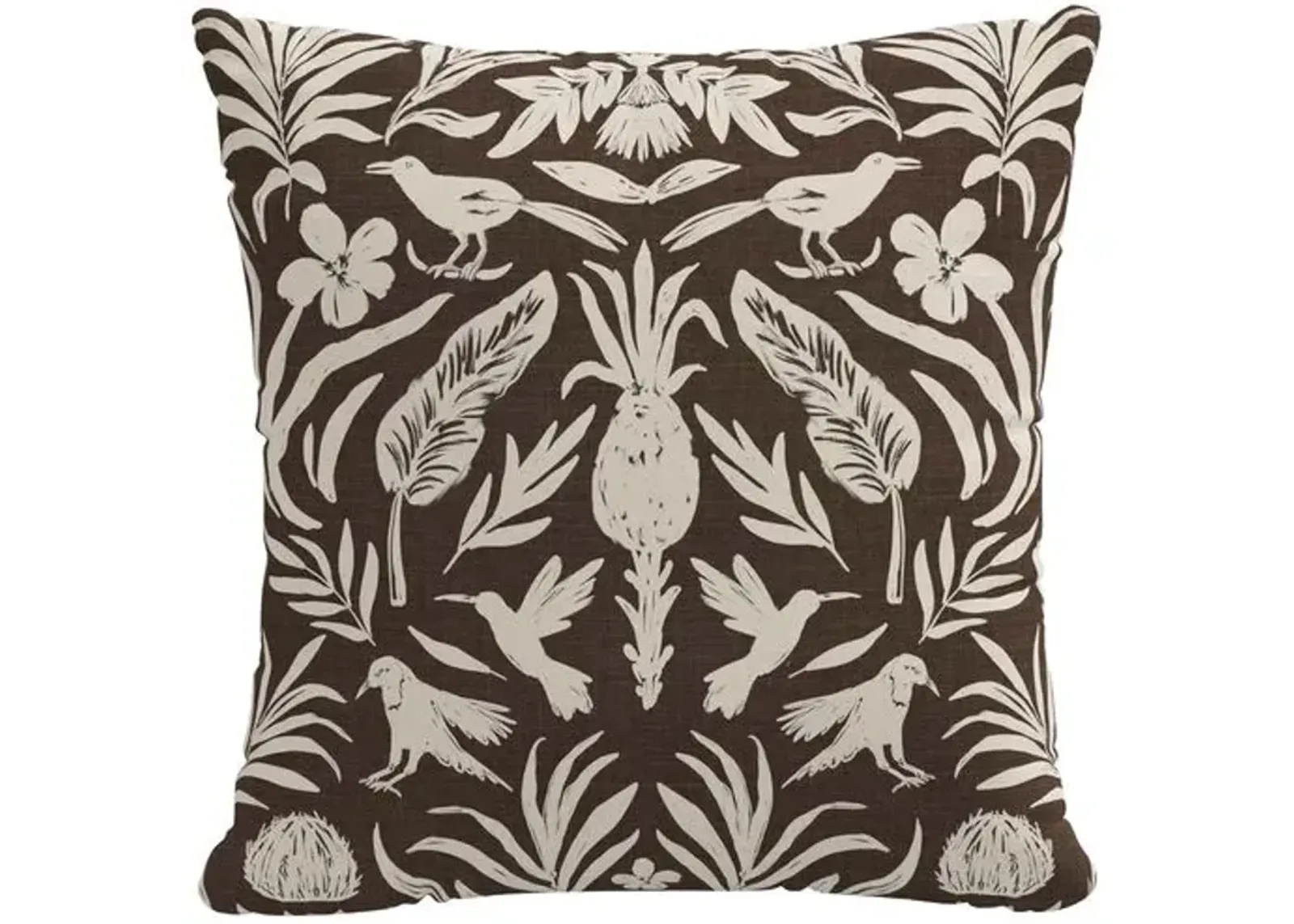 Odette Otomi Pillow - Chocolate