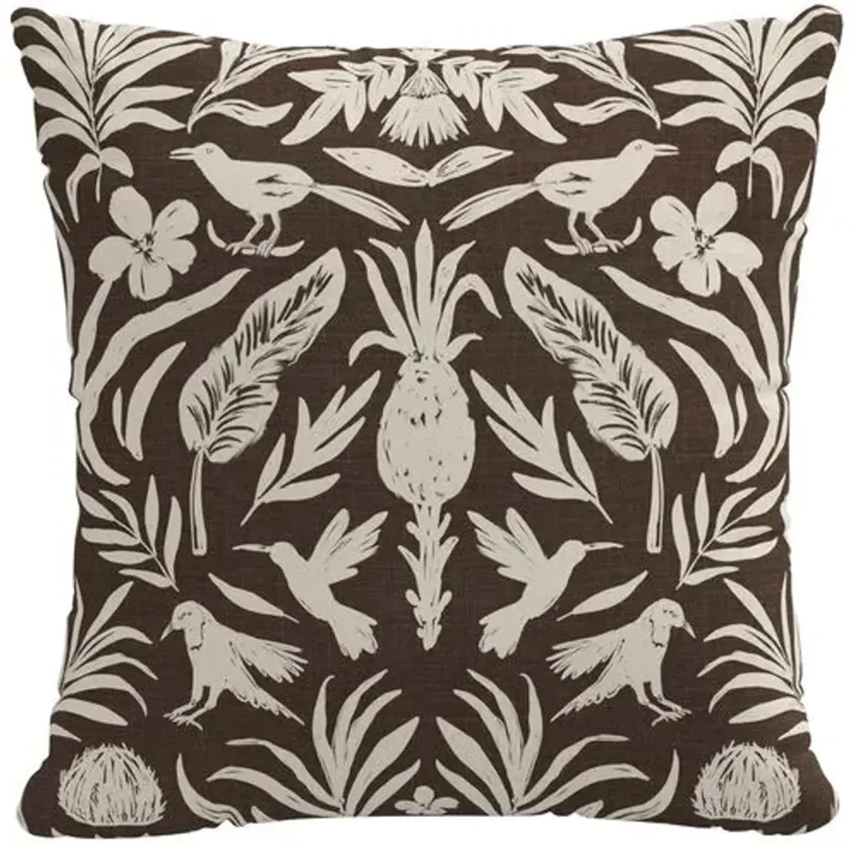 Odette Otomi Pillow - Chocolate