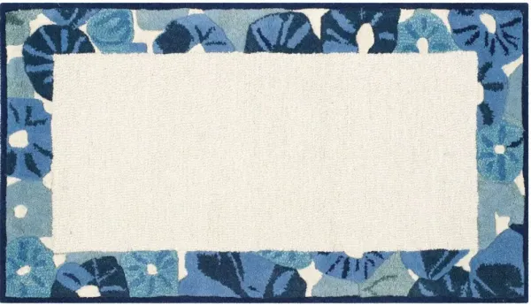 Poppy Rug, Azurite Blue